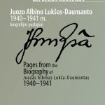 Juozo Albino Lukšos-Daumanto 1940–1941 m. biografijos puslapiai / Pages from the Biography of Juozas Albinas Lukša-Daumantas 1940–1941